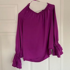 Ramy Brook silky off the shoulder top